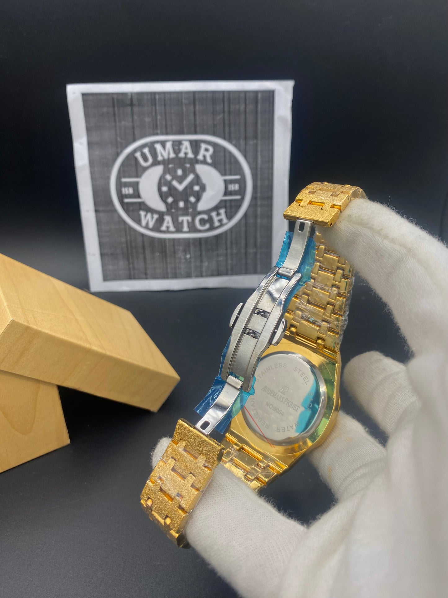 AP New Model Very Best Quality Stainless Steel Dimond Bazel With Date Function